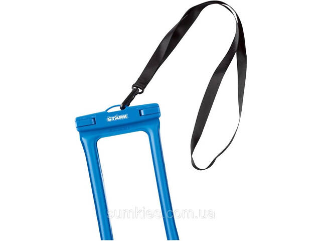 Водонепроникний чохол для телефона на шию Stark синій - Фото 3