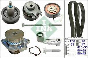 Водяний насос + комплект зубчатого ременя INA 530008931 на SKODA OCTAVIA Combi (1Z5)