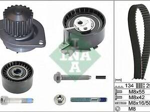 Водяний насос + комплект зубчатого ременя INA 530037930 на CITROËN C3 I (FC_)