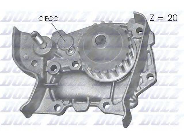 Водяной насос DOLZ R214 на RENAULT MEGANE I (BA0/1_) - Фото 1
