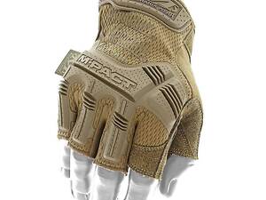 Військові штурмові рукавички без пальців Mechanix M-Pact Fingerless Пісочний, M