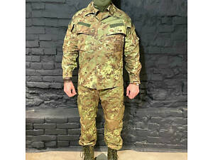 Военный летний костюм форма (китель + брюки) Мультикам 52