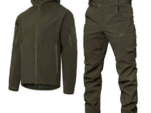 Военный штормовой ветро-влагозащитный костюм Softshell Gen.II (Оливковый) XXL
