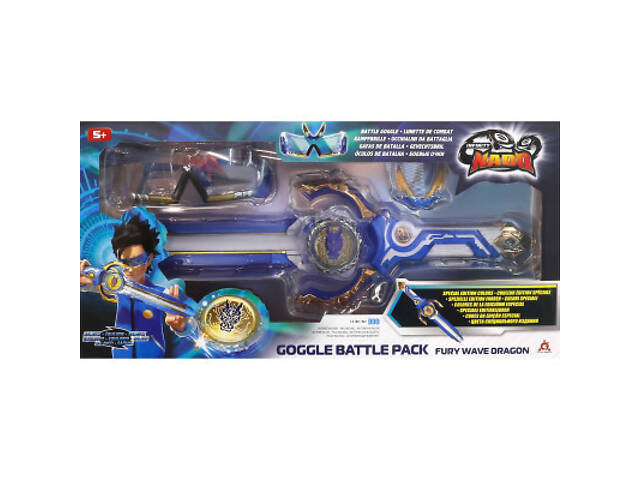 Волчок Auldey набір Infinity Nado VI Goggle Battle Pack волчка та аксесуари (EU654161) - Фото 1
