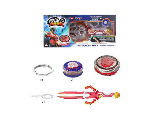 Волчок Infinity Nado VI серія Advanced Pack Blazing War Bear Палаючий Бойовий Ведмідь (EU654132) - Фото 8