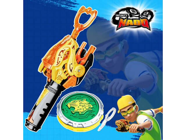 Волчок Infinity Nado VI серія Starter Pack Lighting Leopard Осліплюючий Леопард (EU654114) - Фото 5