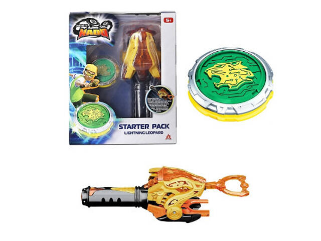 Волчок Infinity Nado VI серія Starter Pack Lighting Leopard Осліплюючий Леопард (EU654114) - Фото 8