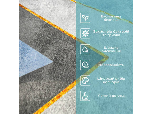 Вологопоглинаючий килимок 38х58х3мм (D) SW-00001560 - Фото 4
