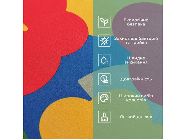 Вологопоглинаючий килимок 38х58х3мм (D) SW-00002562 - Фото 4