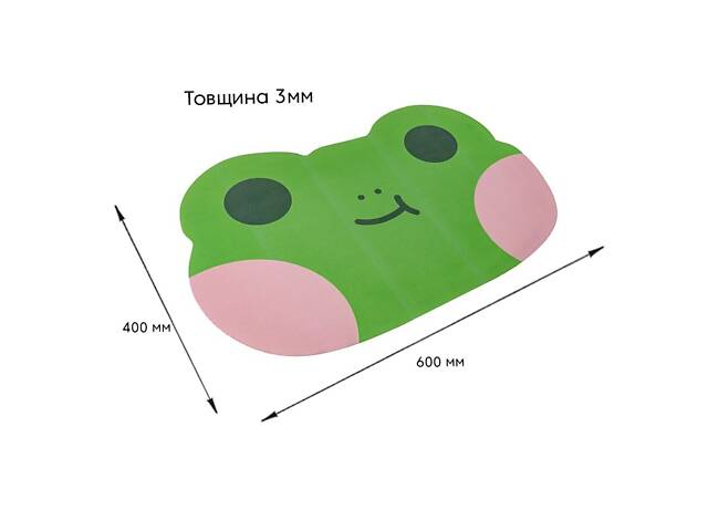 Вологопоглинаючий килимок 40х60х3мм Жабка SW-00002560 - Фото 3