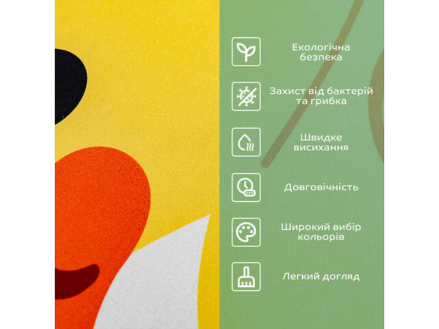 Вологопоглинаючий килимок 40х60х3мм Качечка SW-00002561 - Фото 4