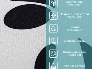 Вологопоглинаючий килимок 40х60х3мм Панда SW-00002563