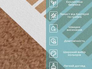 Вологопоглинаючий килимок 48х78х3мм SW-00001889