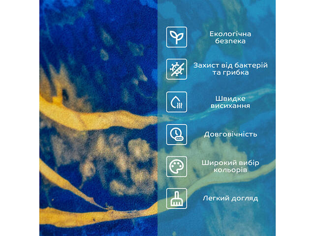 Вологопоглинаючий килимок 50х80х3мм SW-00002541 - Фото 4