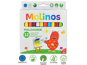 Волшебные фломастеры меняющие цвет MALINOS Malzauber 12 (10+2) шт