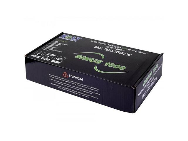 Volt Polska Sinus інвертор (500/1000W) 12/230V в ідеальному стані! - Фото 9