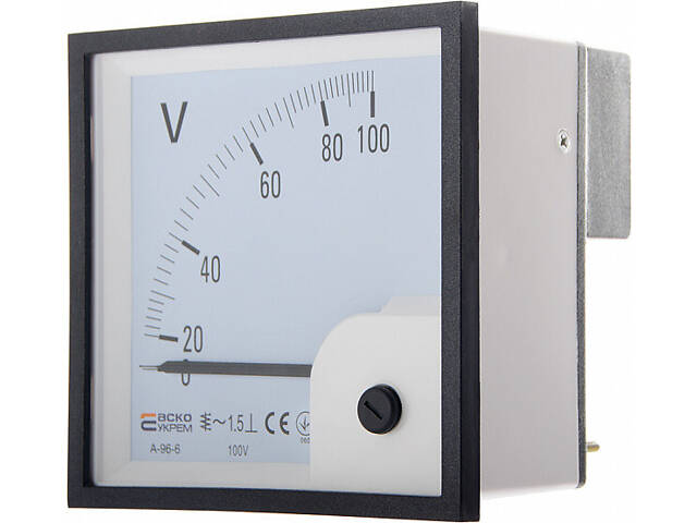 Вольтметр 100V AC 96x96мм [A0190010094] А-96-6 АСКО - Фото 2