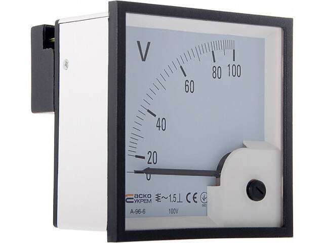 Вольтметр 100V AC 96x96мм [A0190010094] А-96-6 АСКО - Фото 4