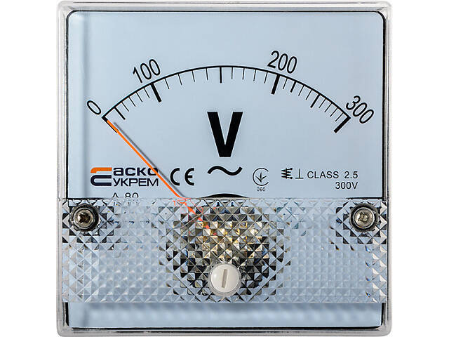 Вольтметр 300V AC 80x80мм [A0190010057] А-80 АСКО - Фото 1