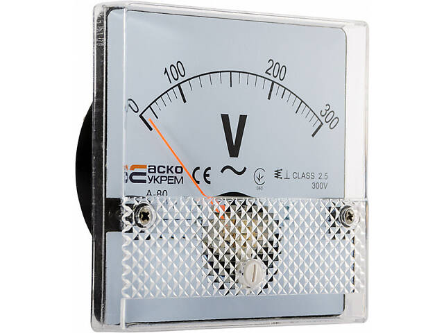 Вольтметр 300V AC 80x80мм [A0190010057] А-80 АСКО - Фото 4