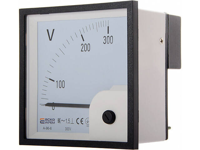 Вольтметр 300V AC 96x96мм [A0190010095] А-96-6 АСКО - Фото 2
