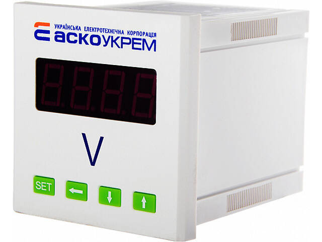 Вольтметр цифровий 600V AC 80x80мм [A0190010120] ЦВ-8 АСКО - Фото 2