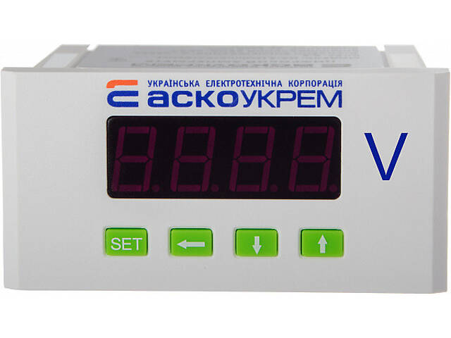 Вольтметр цифровий 600V AC 96x48мм [A0190010122] ЦВ-5 АСКО - Фото 1