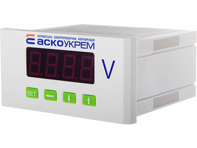 Вольтметр цифровий 600V AC 96x48мм [A0190010122] ЦВ-5 АСКО - Фото 2