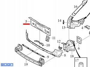 VOLVO XC40 C40 панель посилення задній OE