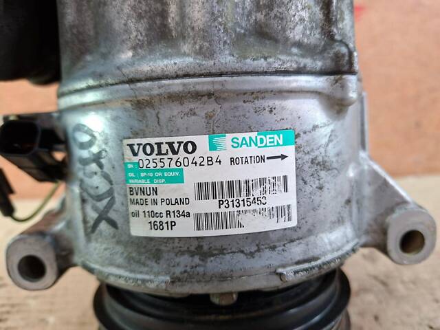 Volvo XC70 II 07-16 XC60 компрессор кондиционера P31315453 / 31315453 - Фото 3