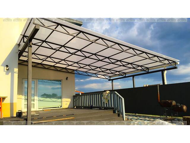 Ворота и заборы • Навесы для авто • Металлические конструкции • Ангары • Беседки - Фото 3