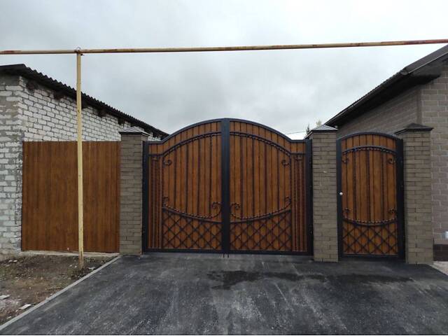 Ворота и заборы • Навесы для авто • Металлические конструкции • Ангары • Беседки - Фото 13