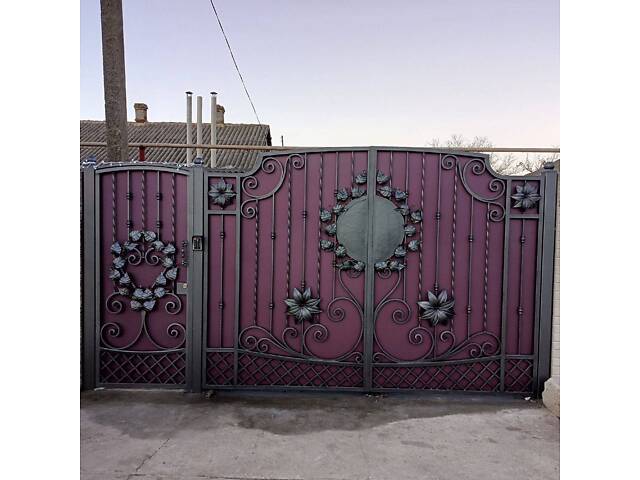 Ворота и заборы • Навесы для авто • Металлические конструкции • Ангары • Беседки - Фото 14