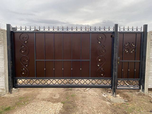 Ворота и заборы • Навесы для авто • Металлические конструкции • Ангары • Беседки - Фото 17