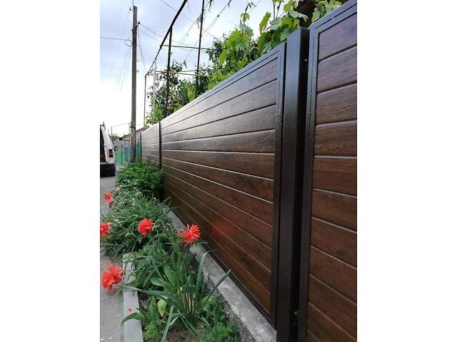 Ворота и заборы • Навесы для авто • Металлические конструкции • Ангары • Беседки - Фото 19