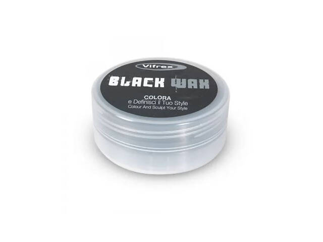Воск для укладки и камуфлирования седых волос Vifrex for men Black Wax 100 мл