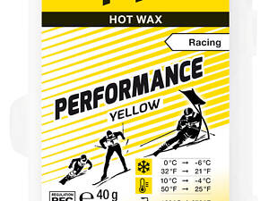 Воск Toko Performance Hot Wax Yellow 40g (1052-550 1015)