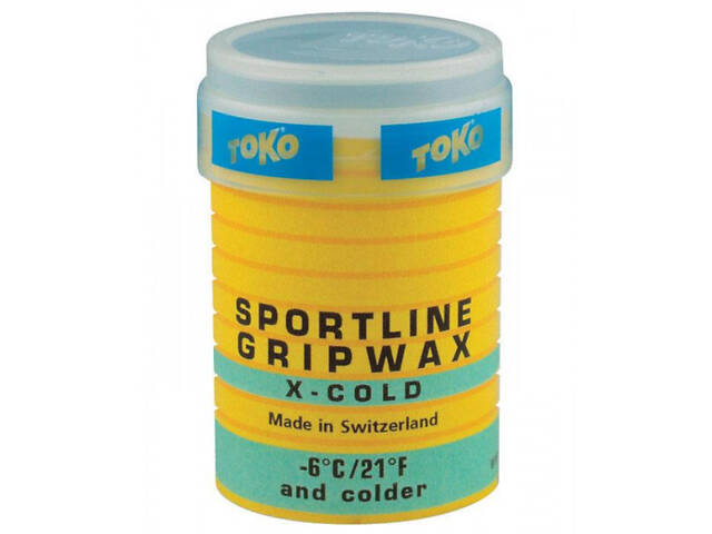 Віск Toko Sportline GripWax 32г x-cold (1052-550 9747 (4040-00210) - Фото 1 Віск Toko Sportline GripWax 32г x-cold (1052-550 9747 (4040-00210) - Фото 1