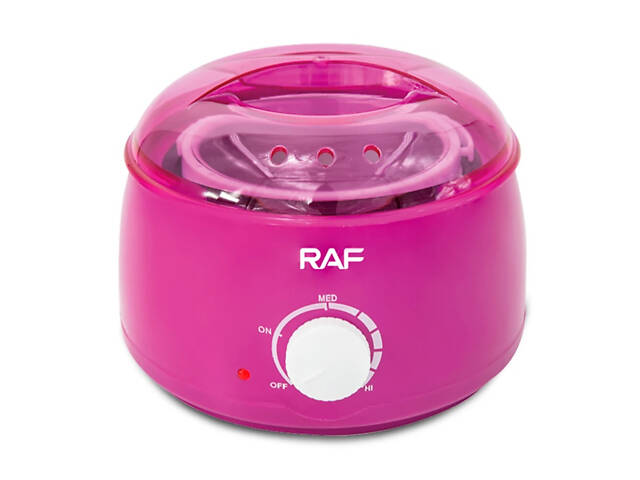 Воскоплав для воска в банке RAF R.438 с регулировкой мощности 400ml 65W Pink (3_04007)