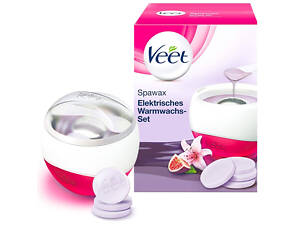 Воскоплав Veet электрический нагреватель восковых дисков + 6 восковых дисков в комплекте Veet Spawax