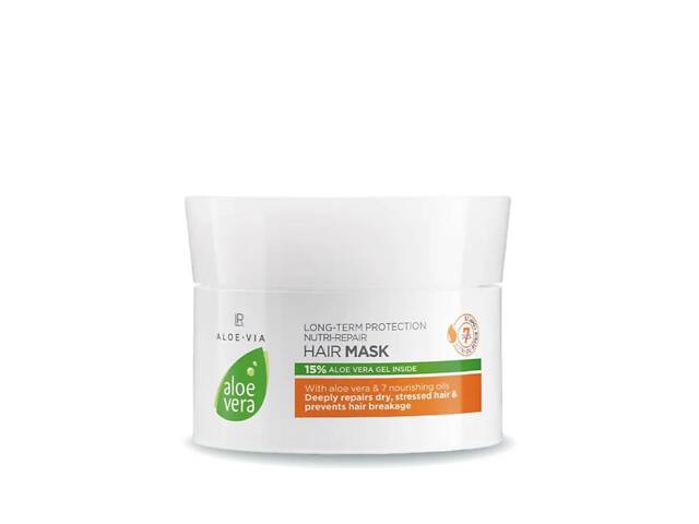 Відновлювальна маска для волосся LR Aloe Vera 200 мл (20730) - Фото 1