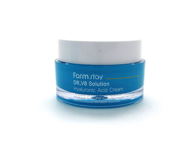 Восстанавливающий крем для лица с гиалуроновой кислотой FarmStay DR.V8 Solution Cream Hyaluronic 50 мл (8809624723645)