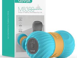 VOYOX Вібрувальна роликова масажна кулька подвійний масажний м'яч для лакросу з 4 рівнями