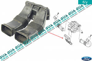 Повітропровід опалювача пічки ( центральний ) 96AG9B660AA Ford/ФОРД ESCORT 1992-1995/ЕСКОРТ 92-95, Ford/ФОРД ESCORT 1995