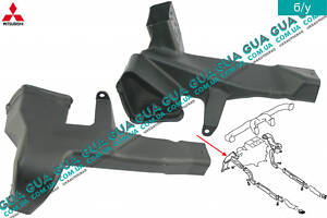 Повітропровід обігрівача/пічки салону передній лівий 7830A110 Mitsubishi/МИТСУБИСИ PAJERO IV 2006-/ПАДЖЕРО 4 06-
