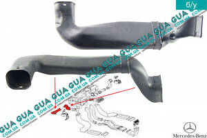 Воздуховод отопителя / печки салона торпеды левый A2108311146 Mercedes / МЕРСЕДЕС E-CLASS 1995- / Е-КЛАСС