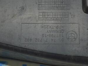 Воздуховод тормозного диска переднего правого BMW X1 F48 16-19 B46 51747342492