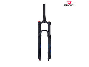 Повітряна вилка Bolany Solo Air 26' 32 FKA-004, Конусний шток 1-1/8-1-1/2', хід 120 mm, Lock-out, Rebound, Чорна