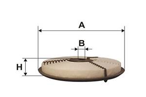 Повітряний фільтр двигуна WA6044