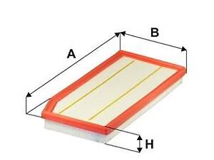 Воздушный фильтр двигателя WA9926